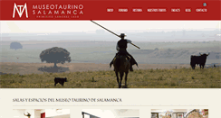 Desktop Screenshot of museotaurinosalamanca.es